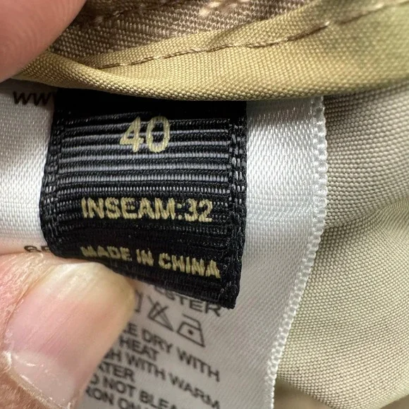 FREE SOLDIER Cargo Pants Men's 40x32 Tan Ripstop Tactical Work Utility Outdoor - Picture 10 of 15